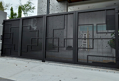 Stainless Steel Double Doors